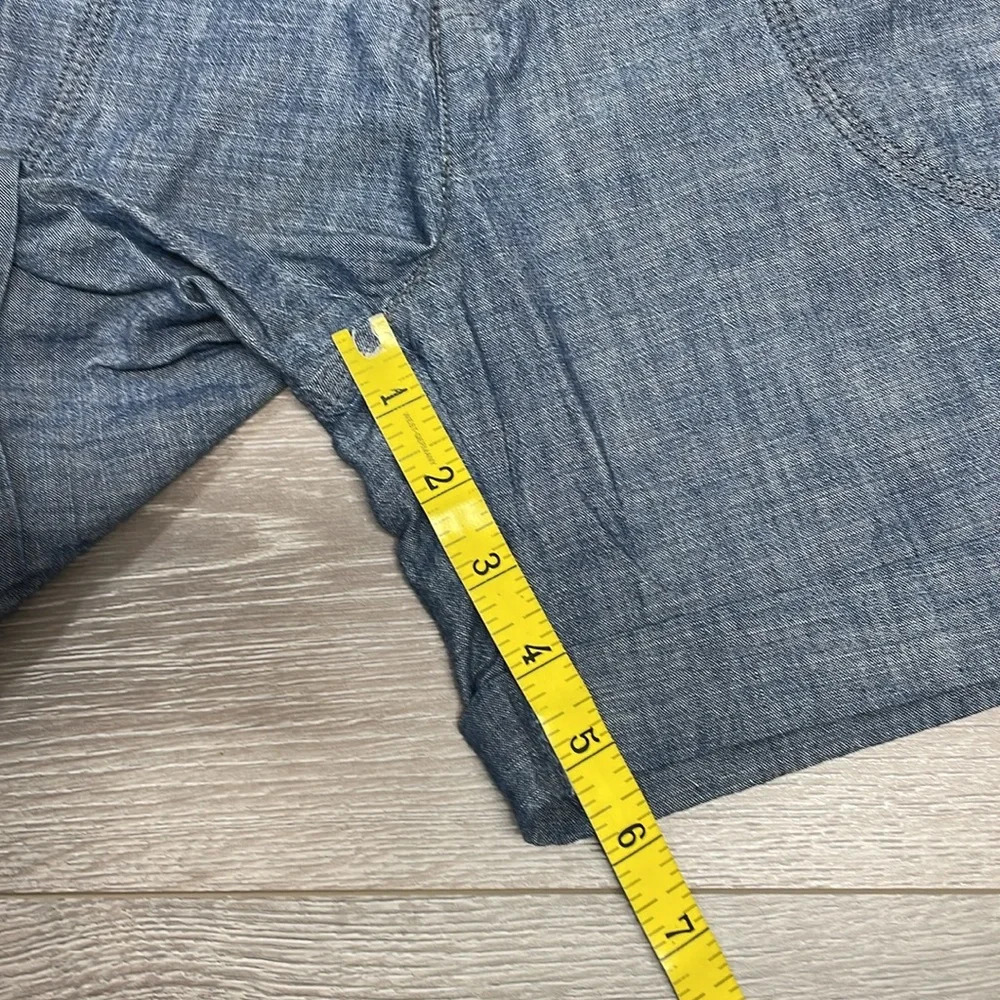 Levi’s Chambray Cuffed Flat Front Drawstring Wais… - image 7